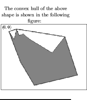 $\textstyle \parbox{.44\textwidth}{
\begin{center}
The convex hull of the above ...
... the following figure:
\mbox{}
\epsfysize 2in \epsfbox{p681b.eps}
\end{center}}$